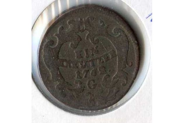 1 Kreuzer r. 1762 G (wč.20)