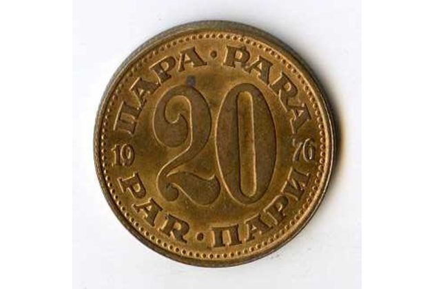 Mince Jugoslávie  20 Para 1976 (wč.234) 