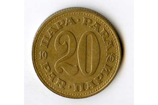 Mince Jugoslávie  20 Para 1976 (wč.235)  