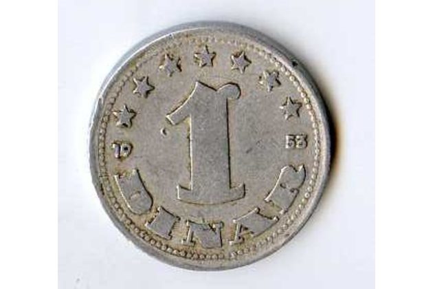 Mince Jugoslávie  1 Dinar 1953 (wč.312)    