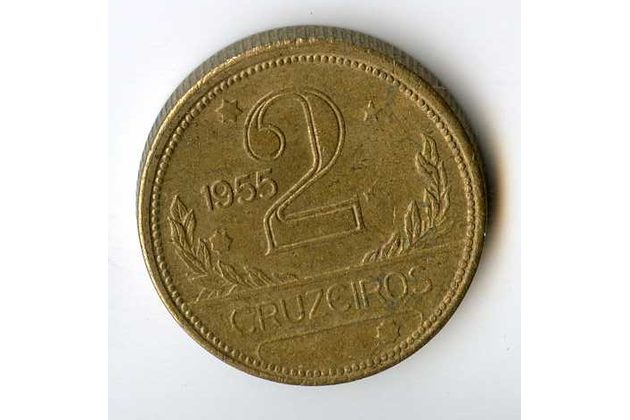 Mince Brazílie  2 Cruzeiros 1955 (wč.210)      
