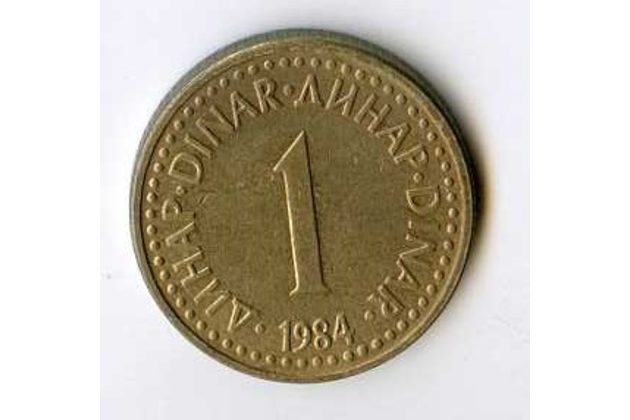 Mince Jugoslávie  1 Dinar 1984 (wč.343A)     
