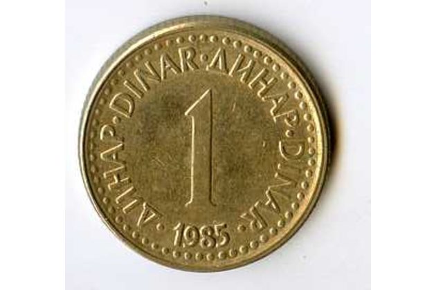 Mince Jugoslávie  1 Dinar 1985 (wč.344A)     