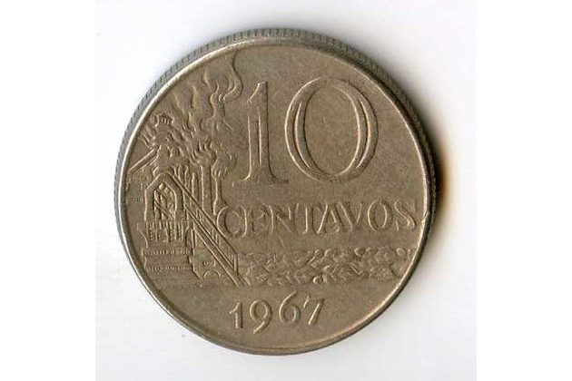 Mince Brazílie  10 Centavos 1967 (wč.104)    