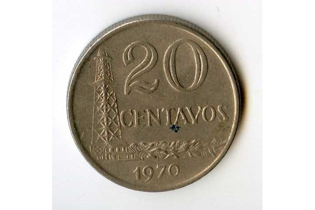 Mince Brazílie  20 Centavos 1970 (wč.137)      