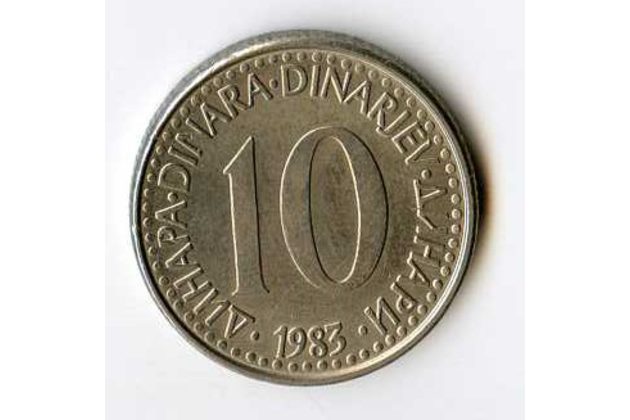 Mince Jugoslávie  10 Dinara 1983 (wč.600)    