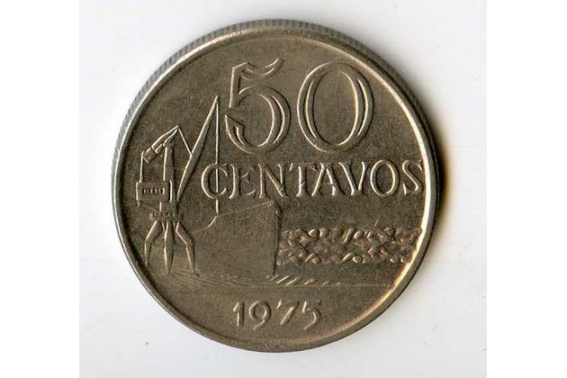 Mince Brazílie  50 Centavos 1975 (wč.170)              