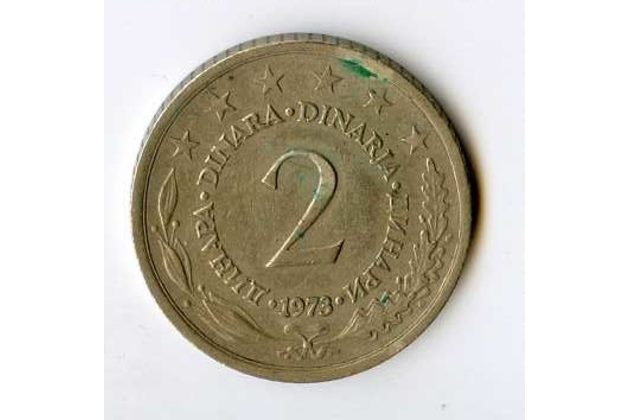 Mince Jugoslávie  2 Dinara 1973 (wč.652)    