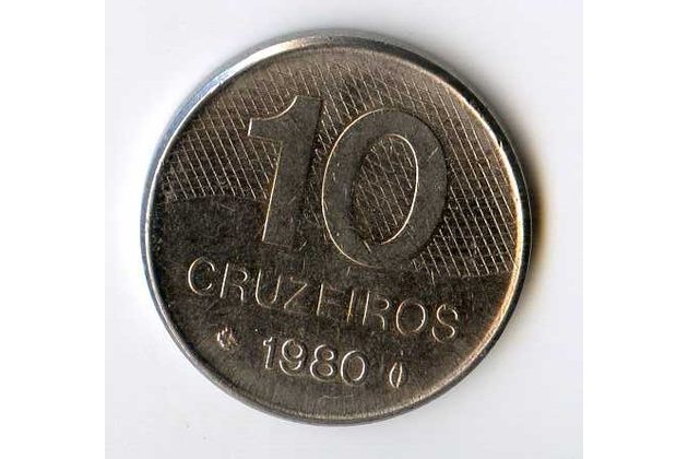 Mince Brazílie  10 Cruzeiros 1980 (wč.300)       