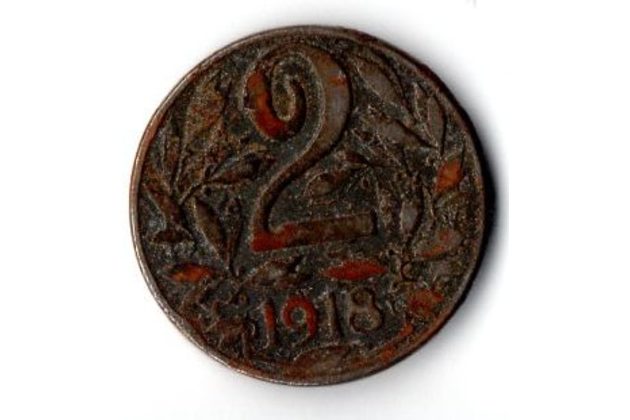 2 Heller 1918 (wč.322)
