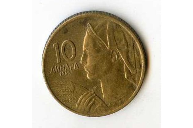Mince Jugoslávie  10 Dinara 1963 (wč.720)    