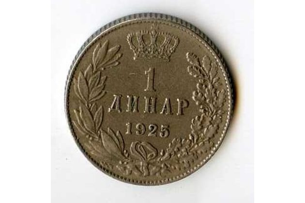 Mince Jugoslávie  1 Dinar 1925 (wč.761)     
