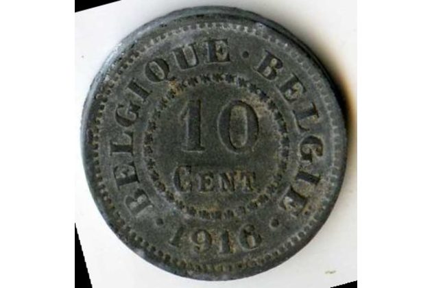 Mince Belgie 10 Cent 1916 (wč.40)   