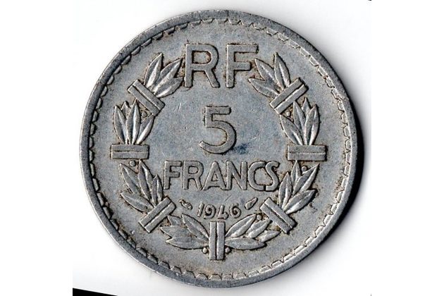 5 Francs r.1946 (wč.452)