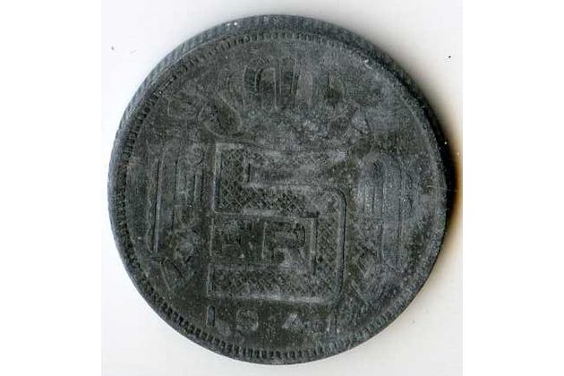 Mince Belgie 5 Francs 1941  (wč.91)           