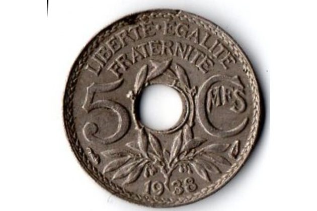 5 Centimes r.1938 (wč.142)