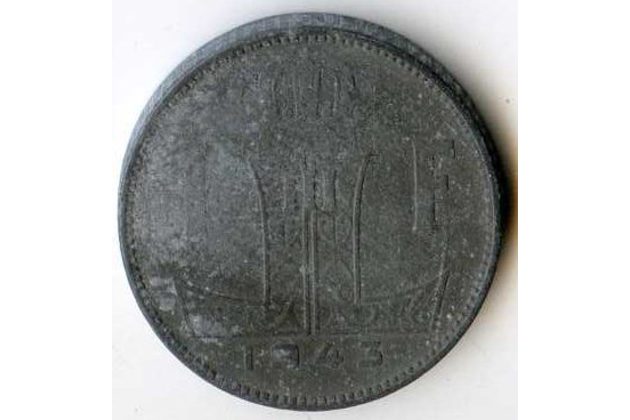 Mince Belgie 1 Franc 1943  (wč.105)                