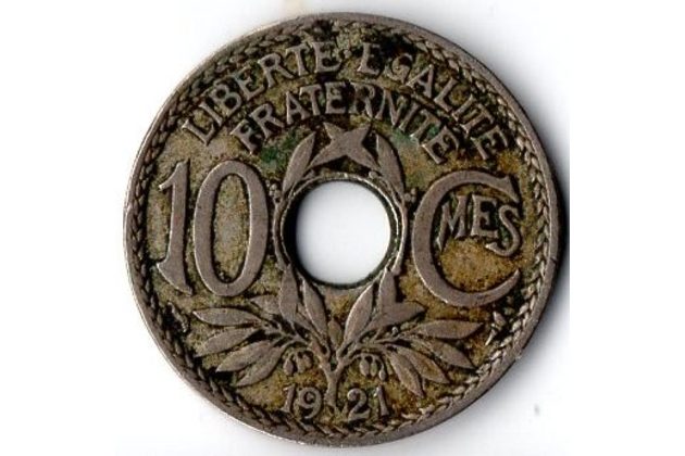 10 Centimes r.1921 (wč.169)