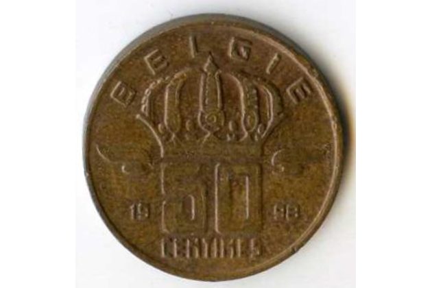 Mince Belgie 50 Centimes 1998  (wč.130)           