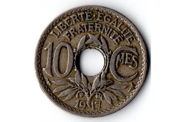10 Centimes r.1917 (wč.160)