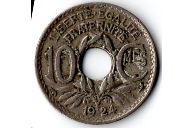 10 Centimes r.1924 (wč.174)