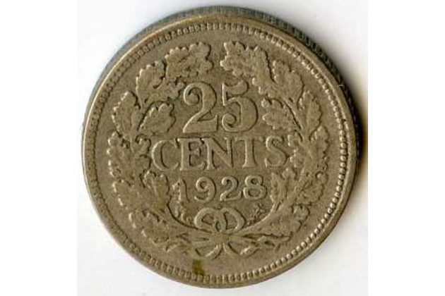 Mince Nizozemí 25 Cents 1928 (wč.20) 