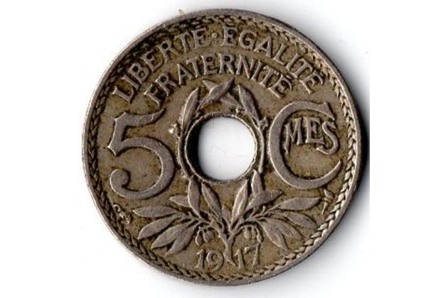 5 Centimes r.1917 (wč.100)