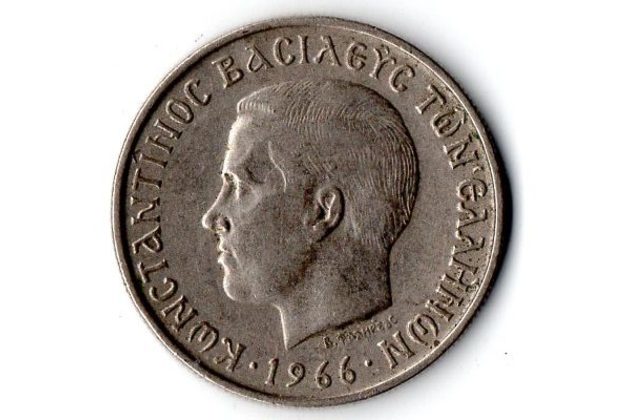 Mince Řecko  2 Drachma 1966 (wč.484)       