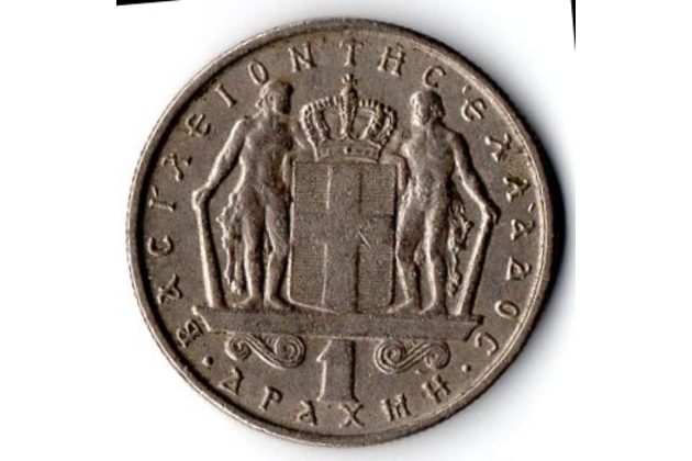 Mince Řecko  1 Drachma 1966 (wč.332)                                