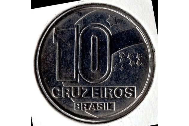 Mince Brazílie  10 Cruzeiros 1990 (wč.310A)           