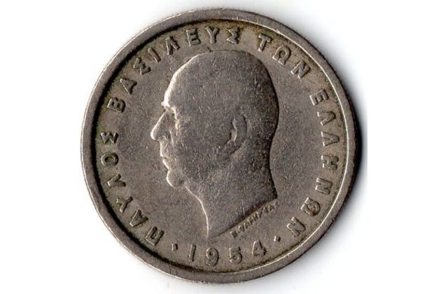 Mince Řecko  2 Drachma 1954 (wč.458)               