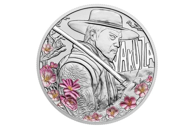 Stříbrná medaile Světové gangy - Jakuza reverse proof (ČM 2025) 