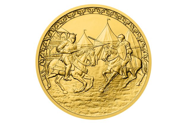 Zlatý pětidukát ČR 2026 - Karel IV. rytíř standard (ČM 2026)