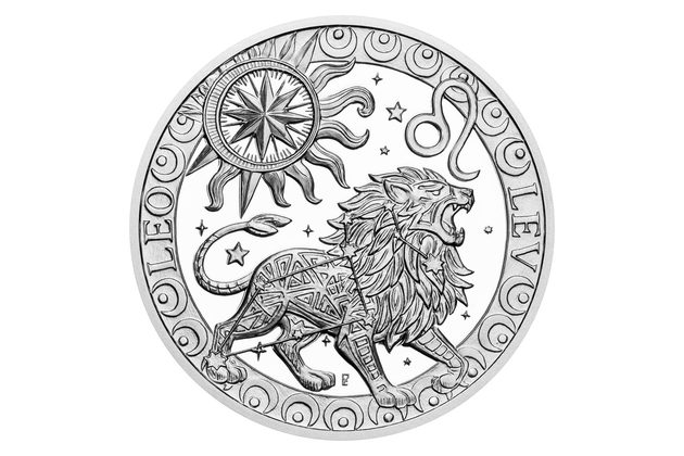 Stříbrná medaile Znamení zvěrokruhu Lev proof (ČM 2026)