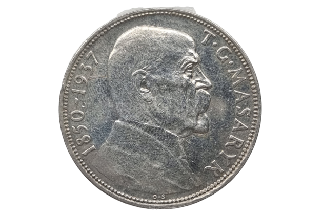 20 Kč Úmrtí přezidenta T.G.Masaryka 1850-1937 (1937) (Wč.102)