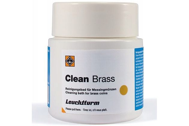 Čistič na mince Leuchtturm Cleaning bath for brass coins 150 ml - pro mosazné a bronzové mince (343300)