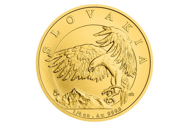 Zlatá 1/4oz investiční mince Orel 2023 standard (ČM 2024)