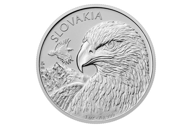 Stříbrná uncová investiční mince Orel standard (ČM 2025)