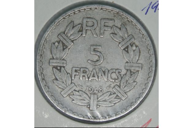 5 Francs r.1948  Al  (wč.456) 