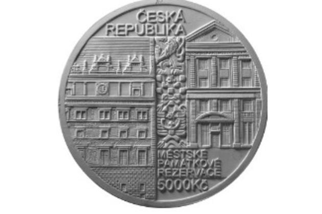 Zlatá mince 5000 Kč Městské památkové rezervace ČNB - Plzeň standard (ČNB 2026)
