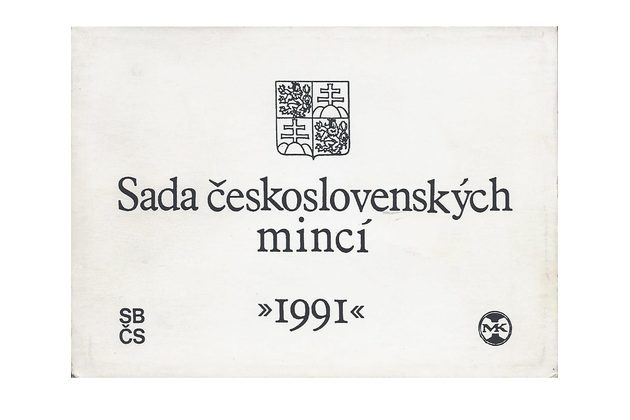 Sada oběžných mincí ČSFR 1991 Štefánik