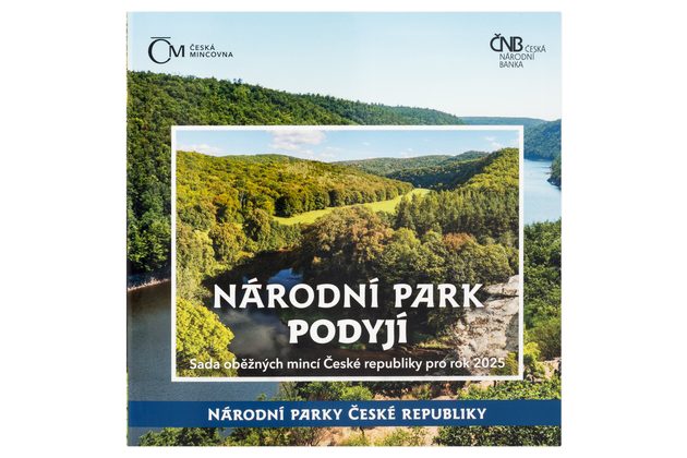 Sada oběžných mincí ČR -  Národní parky - Podyjí  standard (ČNB 2025)