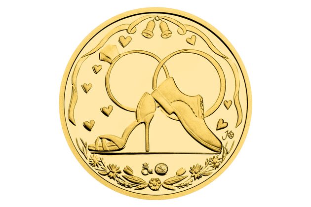 Svatební dukát  provedení proof (ČM 2025)