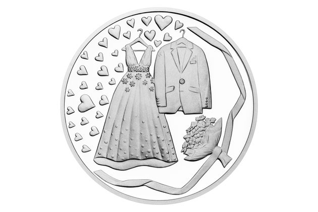 Svatební tolar provedení proof (ČM 2025)
