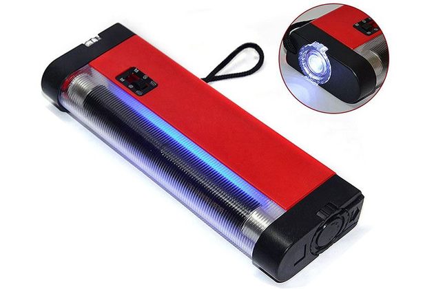 Tester bankovek s UV zářivkou a LED svítilna AD-998