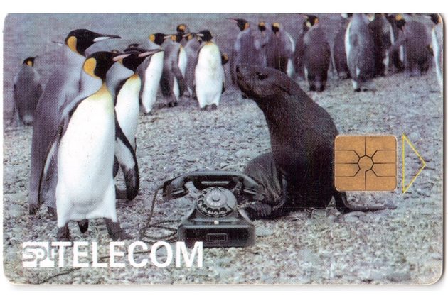 TK108 - Telefonní karta ČR Telecom - Tučňáci (86/12.96/50 100kč)