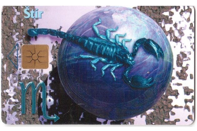 TK116 - Telefonní karta ČR Telecom - Štír (49/09.98/50 150Kč)
