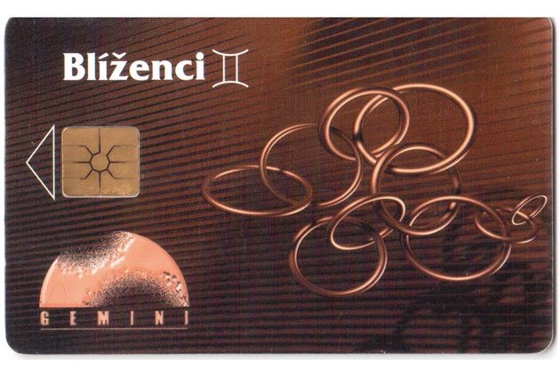 TK126 - Telefonní karta ČR Telecom - Blíženci ((14/05.98/50 150Kč)