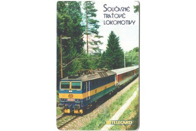 TK130 - Telefonní karta ČR Telecom - Současné tratové lokomotivy (16/03.99/100 400Kč)