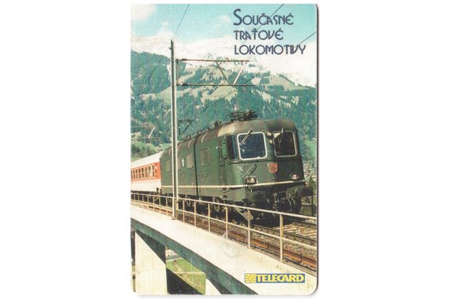 TK137 - Telefonní karta ČR Telecom - Současné traťové lokomotivy (13/02.99/50 200Kč)
